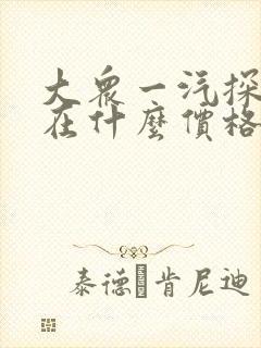 大众一汽探岳现在什么价格
