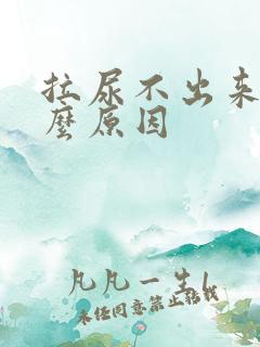 拉尿不出来是什么原因