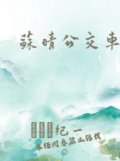 苏晴公交车