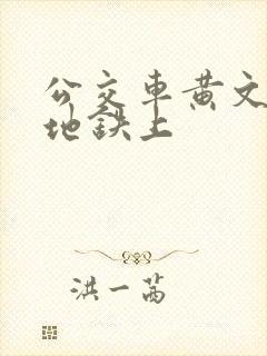 公交车黄文小说地铁上