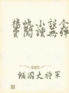 杨帆小说全文免费阅读无弹窗