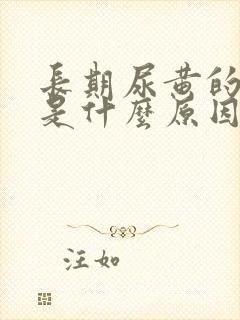 长期尿黄的原因是什么原因