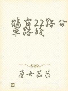 鹤岗22路公交车路线