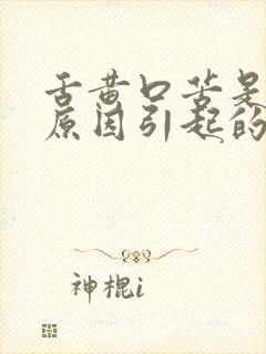 舌黄口苦是什么原因引起的