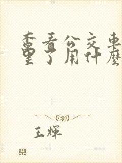 查看公交车到哪里了用什么软件
