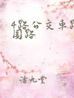 4路公交车路线图路
