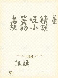 名器吸精养成系统的小说