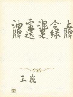 油电混合上的蓝牌还是绿牌