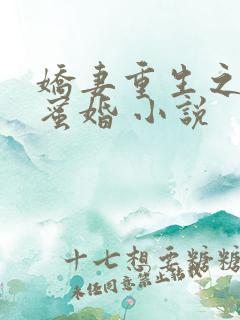 娇妻重生之甜宠蜜婚 小说
