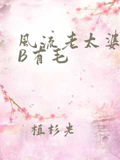 风流老太婆BBB有毛
