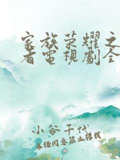 家族荣耀之继承者电视剧全集免费观看