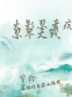 火影忍者疾风传忍界大战