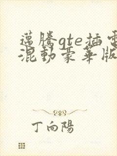 迈腾gte插电混动豪华版