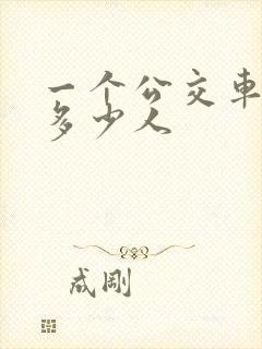 一个公交车能坐多少人