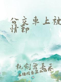 公交车上被摸的情节