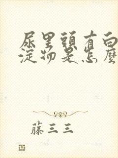 尿里头有白色沉淀物是怎么回事