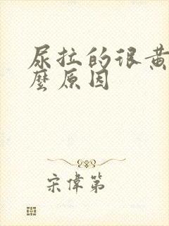 尿拉的很黄是什么原因