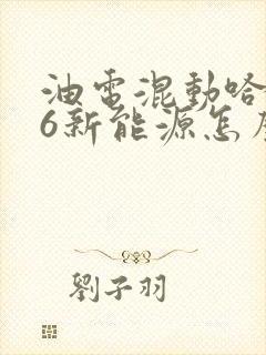 油电混动哈弗h6新能源怎么样
