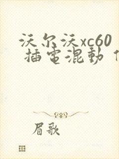 沃尔沃xc60 插电混动 价格