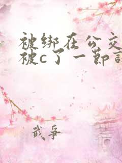 被绑在公交车里被c了一节课的小说