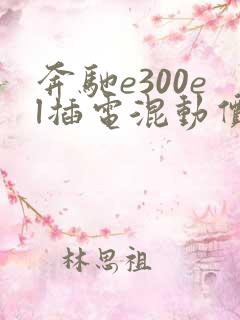 奔驰e300el插电混动价格