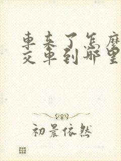 车来了怎么看公交车到哪里了