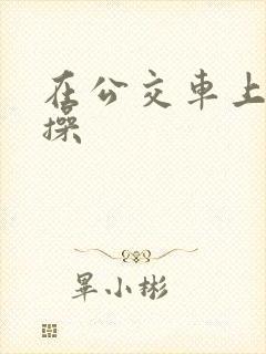 在公交车上比人操