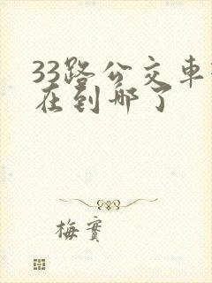 33路公交车现在到哪了