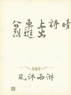 公车上诗晴被猛烈进出