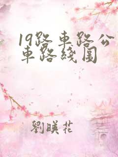 19路车路公交车路线图