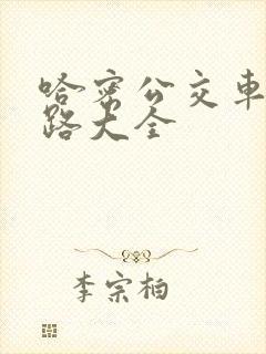 哈密公交车路线路大全