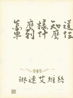 怎么样知道公交车到什么位置