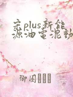 宋plus新能源油电混动
