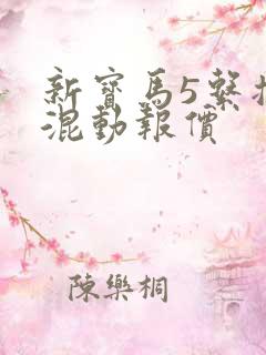 新宝马5系插电混动报价