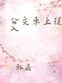 公交车上从后插入