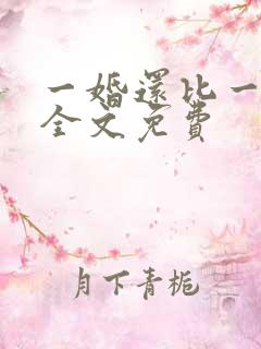 一婚还比一婚高全文免费
