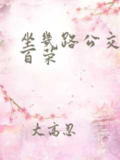 坐几路公交车到百荣