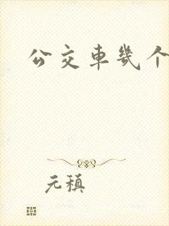 公交车几个座位