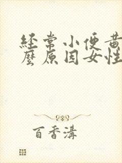 经常小便黄是什么原因女性