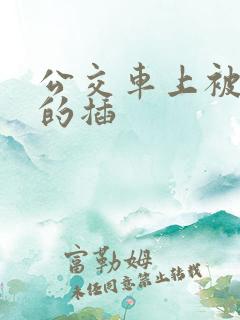 公交车上被巨大的插