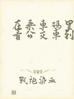在乘车码里怎么看公交车到站时间