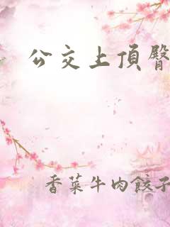 公交上顶臀