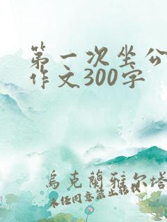 第一次坐公交车作文300字