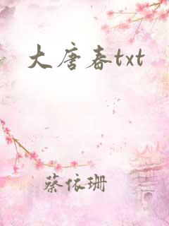 大唐春txt