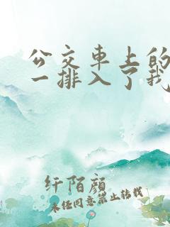 公交车上的最后一排入了我小说