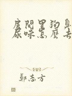 房间里狗臭味狗尿味怎么去除