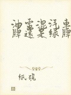油电混汽车上蓝牌还是绿牌