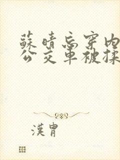 苏晴忘穿内裤坐公交车被揉到小说