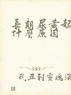 长期尿黄起泡是什么原因