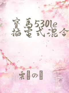 宝马530le插电式混合动力